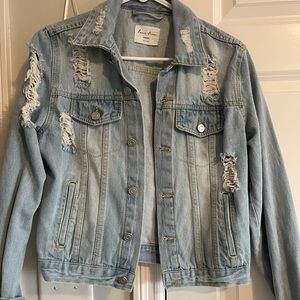 Distressed Jean Jacket